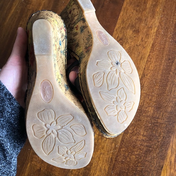 Born Floral Wedge Sandal - size 7 - Picture 14 of 14